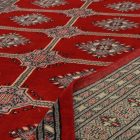 Pakistanska preproga bordo Jaldar 212x282 Ročno vozlana orientalska preproga