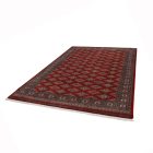 Pakistanska preproga bordo Jaldar 198x302 Ročno vozlana orientalska preproga