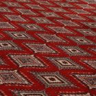 Pakistanska preproga bordo Jaldar 198x302 Ročno vozlana orientalska preproga