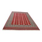 Pakistanska preproga bordo Jaldar 201x306 Ročno vozlana orientalska preproga