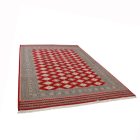 Pakistanska preproga bordo Jaldar 201x306 Ročno vozlana orientalska preproga