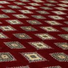 Pakistanska preproga bordo Jaldar 201x306 Ročno vozlana orientalska preproga