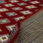 Pakistanska preproga bordo Jaldar 201x306 Ročno vozlana orientalska preproga