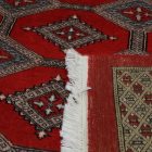 Pakistanska preproga bordo Jaldar 198x319 Ročno vozlana orientalska preproga