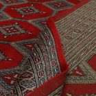 Pakistanska preproga bordo Jaldar 198x319 Ročno vozlana orientalska preproga