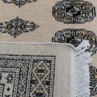 Velika preproga bež bokhara 249x332 ročno vozlana pakistanska preproga za dnevno sobo