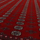 Velika preproga Bukhara 244x336 cm – bordo ročno vozlana pakistanska preproga