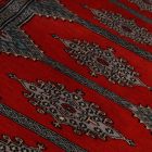 Tekač preproga bordo Jaldar 72x248 ročno vozlana preproga za hodnik