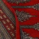 Tekač preproga bordo Jaldar 72x248 ročno vozlana preproga za hodnik