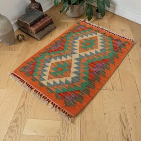 Chobi Kilim preproga 63x89 ročno tkani Kilim
