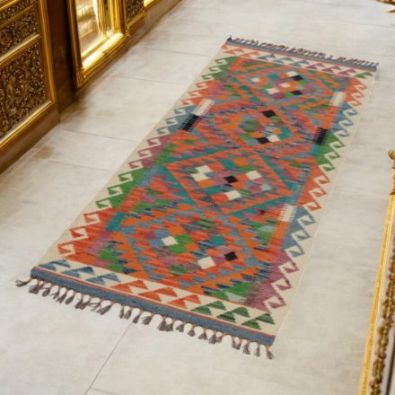 Preproga Kilim Chobi 67x201 ročno tkani afgan kilim