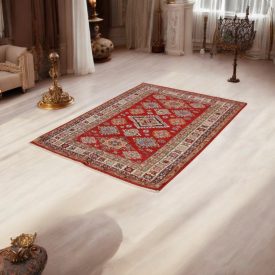 Afgan Kazak preproga 127x186 cm – tradicionalna ročna izdelava
