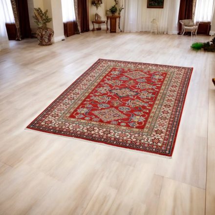 Orientalska Kazak preproga 127x280 cm – ročno vozlana, dolga izvedba