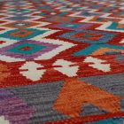 Preproga Kilim Chobi 203x296 ročno tkani Afgan volneni kilim