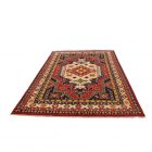 Afghan preproga Kargai 199x292 cm – ročno vozlana bordo-bež klasična preproga