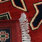 Afghan preproga Kargai 199x292 cm – ročno vozlana bordo-bež klasična preproga