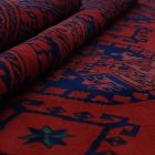 Preproga Afghan bordo Ersari 252x346 ročno vozlana orientalska preproga