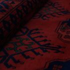 Preproga Afghan bordo Ersari 205x295 ročno vozlana orientalska preproga