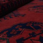 Preproga Afghan bordo Ersari 204x294 ročno vozlana orientalska preproga