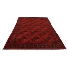 Afgan preproga Ersari 207x301 cm – bordo ročno vozlana orientalska preproga