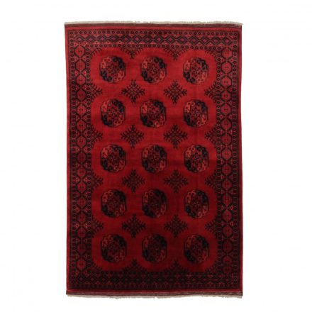 Preproga Afghan bordo Ersari 195x294 ročno vozlana orientalska preproga