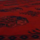 Preproga Afghan bordo Ersari 195x294 ročno vozlana orientalska preproga