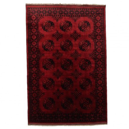 Preproga Afghan bordo Ersari 202x294 ročno vozlana orientalska preproga