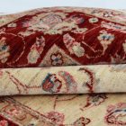 Ziegler preproga bež-bordo 151x201 ročno vozlana perzijska preproga