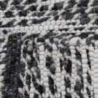 Debela volnena preproga Rustic 70x130 siva preproga