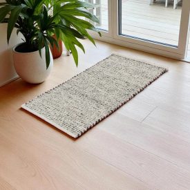 Volnena preproga Rustic 70x130 tkana moderna preproga