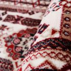 Klasična Afghan preproga 60x90 cm – orientalski vzorec v bež barvi