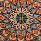 Okrasna blazina krem 45 x 45 cm – Orientalska zvezda