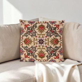 Okrasna blazina krem 45 x 45 cm – Orientalski ornament