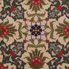 Okrasna blazina krem 45 x 45 cm – Orientalski ornament