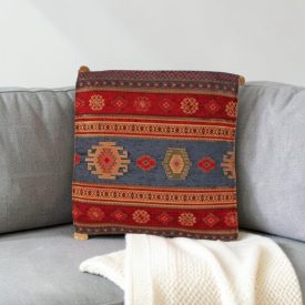 Okrasna blazina modra 45 x 45 cm – Nomadska reka