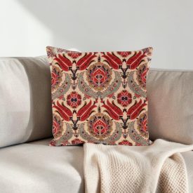 Okrasna blazina krem 45 x 45 cm – Sanje o tulipanih