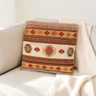 Okrasna blazina bež 45 x 45 cm – Peščeni kilim