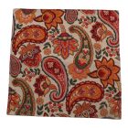 Okrasna blazina krem 45 x 45 cm – Paisley vrt