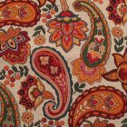 Okrasna blazina krem 45 x 45 cm – Paisley vrt