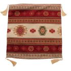 Okrasna blazina bordo 45 x 45 cm – Nomadski pasovi
