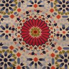 Okrasna blazina modra 45 x 45 cm – Sultanov vrt