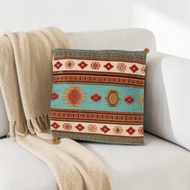 Okrasna blazina turkizna 45 x 45 cm – Turkizni nomad