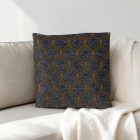 Okrasna blazina modra 45 x 45 cm – Kraljevsko moder ornament
