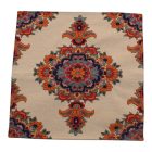 Okrasna blazina krem 45 x 45 cm – Mandala sončnice