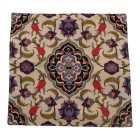 Okrasna blazina krem 45 x 45 cm – Safirni tulipan