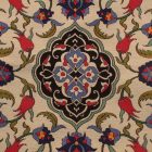 Okrasna blazina krem 45 x 45 cm – Safirni tulipan