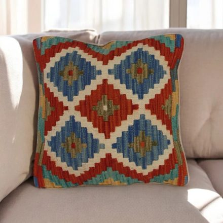 Kilim dekorativna blazina 45x45 ročno tkani prevleka za vzglavnik