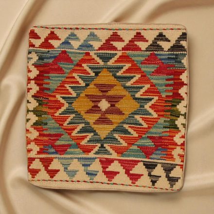 Afghan Kilim prevleka za blazino 45x45 ročno tkana blazina