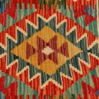 Afghan Kilim prevleka za blazino 45x45 ročno tkana blazina