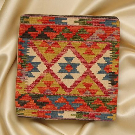 Afghan Kilim prevleka za blazino 45x45 ročno tkana blazina
